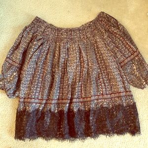 3/4 Sleeve Off the Shoulder top